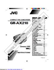 Ver GR-AX210EA pdf Instrucciones