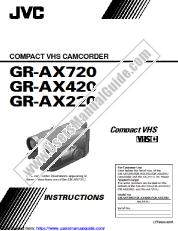 View GR-AX220U pdf Instructions