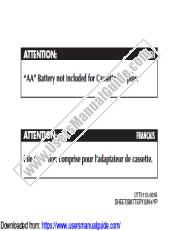 Ver GR-AX430U(C) pdf Apéndice - Adaptador de casete