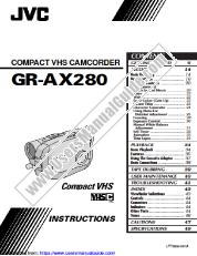 Ver GR-AX280EA pdf Instrucciones