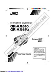 Voir GR-AX610U pdf Directives