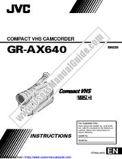 Ver GR-AX640U pdf Instrucciones