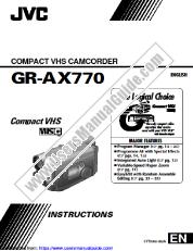 Ver GR-AX770EE pdf Instrucciones