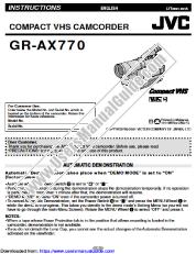 Ver GR-AX770U pdf Manual de instrucciones