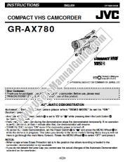 Voir GR-AX780UC pdf Mode d'emploi