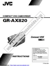 Voir GR-AX820U pdf Directives