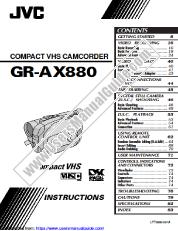 Ver GR-AX880EK pdf Instrucciones