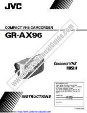 Voir GR-AX96U pdf Directives