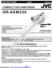 Ver GR-AXM236UC pdf Manual de instrucciones