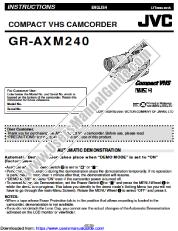 Ver GR-AXM240UC pdf Manual de instrucciones
