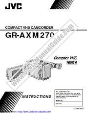 Voir GR-AXM270 pdf Directives