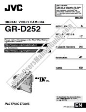 Voir GR-D252AH pdf Manuel d'instructions