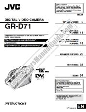 Voir GR-D71US pdf Mode d'emploi