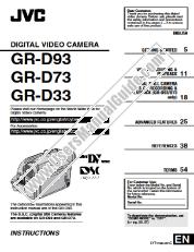 Voir GR-D73US pdf Livre d'instructions