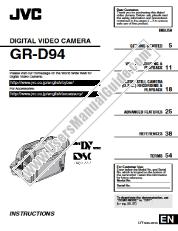 View GR-D94US pdf Instruction Manual - Preliminary