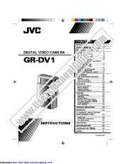 Ver GR-DV1EK pdf Instrucciones