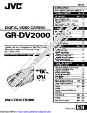 View GR-DV2000ED pdf Instructions