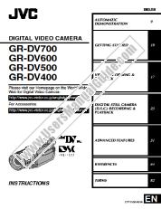 Voir GR-DV400EX pdf Mode d'emploi