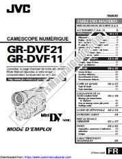 Voir GR-DVF11U pdf Mode d'emploi - Français