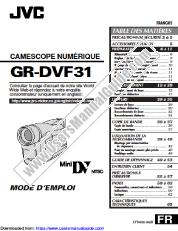 Ver GR-DVF31U pdf Instrucciones - Francés