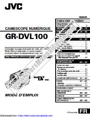 Voir GR-DVL100U pdf Mode d'emploi - Français
