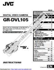 Voir GR-DVL105U pdf Directives