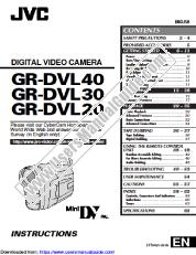 Ver GR-DVL30EK pdf Instrucciones