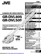 Voir GR-DVL805U pdf Instructions - Espagnol