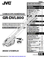 View GR-DVL800U pdf Instructions - Français