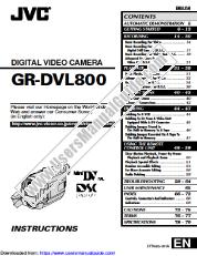 Ver GR-DVL800U pdf Instrucciones