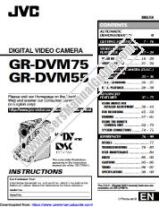 Voir GR-DVM55U pdf Directives