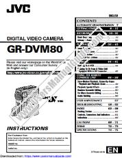 Voir GR-DVM80 pdf Directives