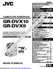 Ansicht GR-DVX10 pdf Anleitung - Französisch
