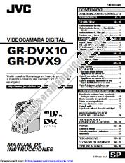 Ansicht GR-DVX10 pdf Anleitung - Spanisch