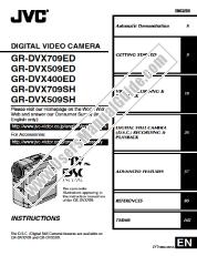 Voir GR-DVX709SH pdf Mode d'emploi