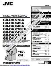 View GR-DVX78SH pdf Instructions