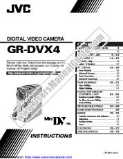 Voir GR-DVX4EA pdf Directives