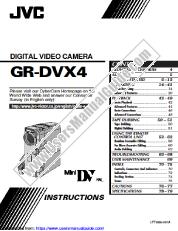 Ver GR-DVX4EK pdf Instrucciones