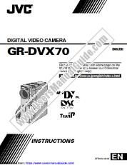 Ver GR-DVX70SH pdf Instrucciones