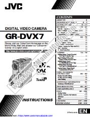 Ver GR-DVX7EA pdf Instrucciones