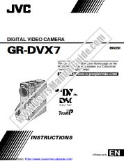 View GR-DVX7EG pdf Instructions