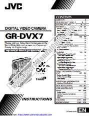 View GR-DVX7EK pdf Instructions