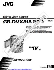 View GR-DVX818PROEG(B) pdf Instructions