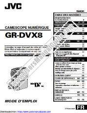 Voir GR-DVX8EG pdf Instructions-Français