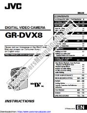 View GR-DVX8EG pdf Instructions