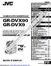 View GR-DVX90ED pdf Instructions-Français
