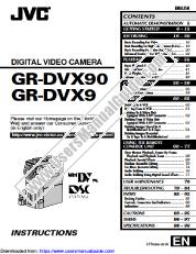 Ver GR-DVX90ED pdf Instrucciones