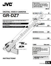 Ver GR-DZ7US pdf Manual de instrucciones