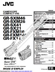 View GR-SX21EG pdf Instructions - Français