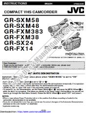 Ver GR-SXM58EG pdf Manual de instrucciones